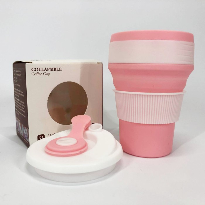 Кемпінговий кухоль складаний, Термо чашка в машину, Складна силіконова чашка туристична ZR-87