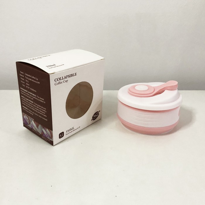 Кемпінговий кухоль складаний, Термо чашка в машину, Складна силіконова чашка туристична ZR-87