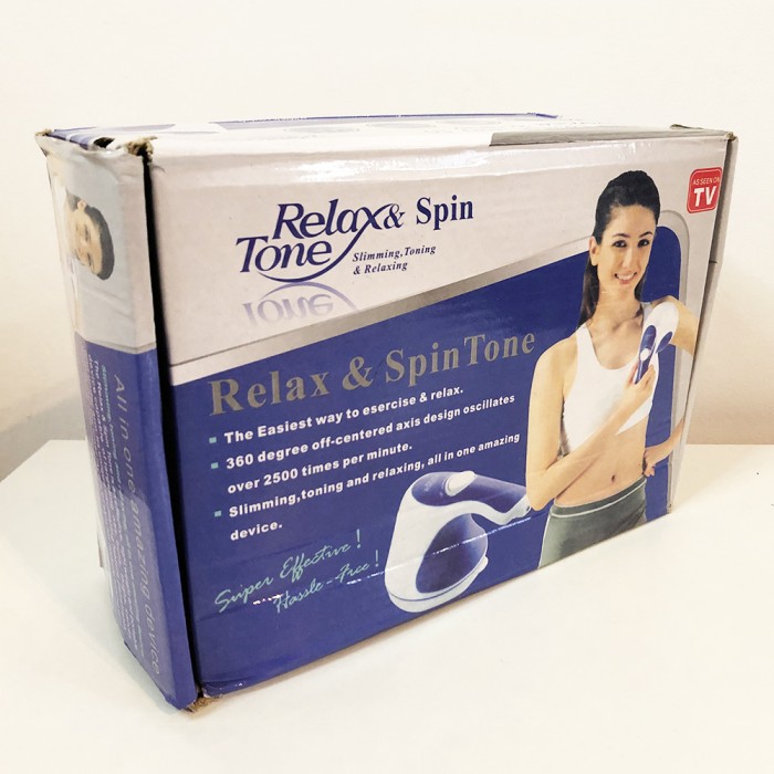 Вибро массажер для поясницы и шеи Relax and Spin Tone, Мышечный массажер для спины HA-69