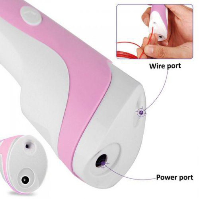 3D ручка Smart 3D Pen 2 c LCD дисплеєм, 3D ручка для розвитку уваги. Колір: рожевий
