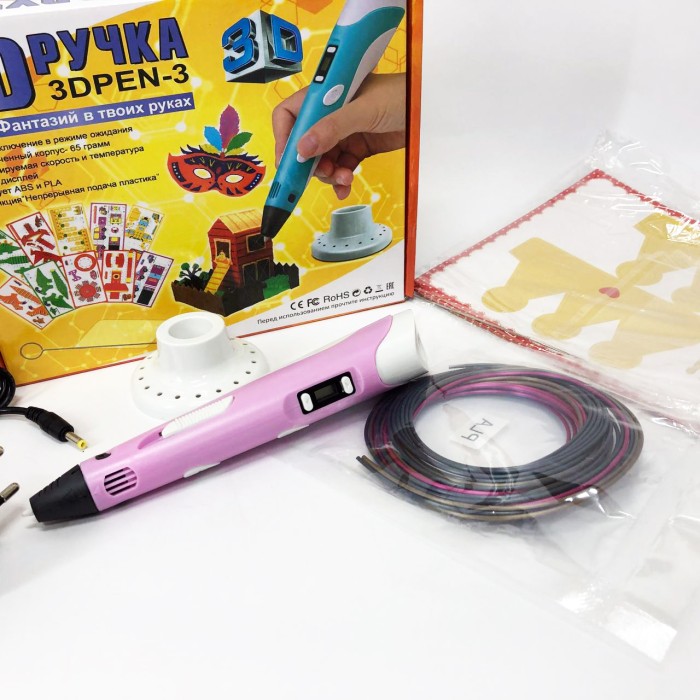 Ручка 3d pen з екраном, Оригінальна 3d ручка, Дитяча 3d ручка 2-го покоління 2 TJ-28