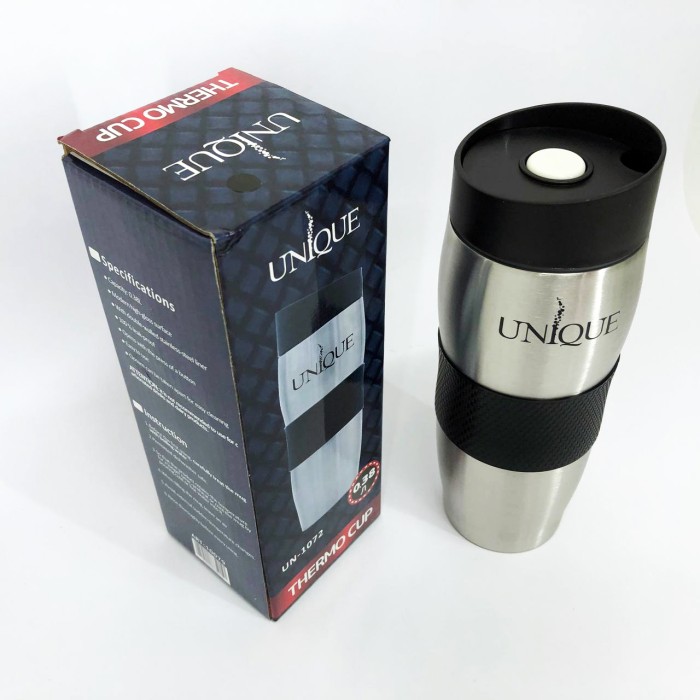 Хороший якісний термос UNIQUE UN-1072 0.38 л, Питний термос Класичний для чаю та кави KD-93