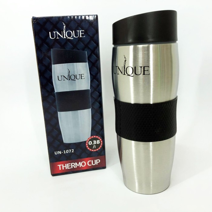 Хороший якісний термос UNIQUE UN-1072 0.38 л, Питний термос Класичний для чаю та кави KD-93