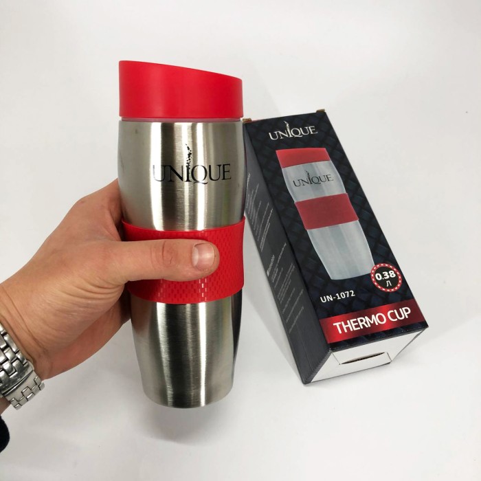 Найкращий термос UNIQUE, Побутовий термос домашній для дому для чаю помповий HQ-78