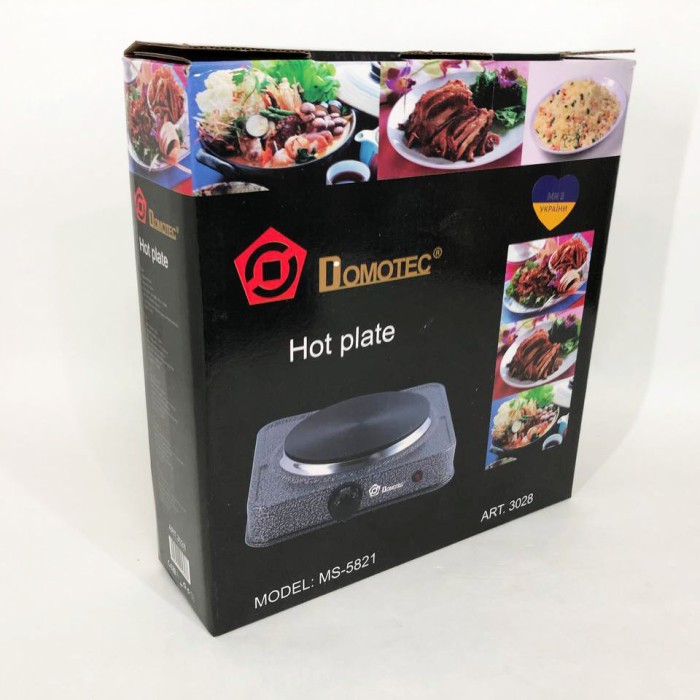 Комплект: електроплита настільна DOMOTEC MS-5821 + блендер DOMOTEC MS-5101 KZ-82