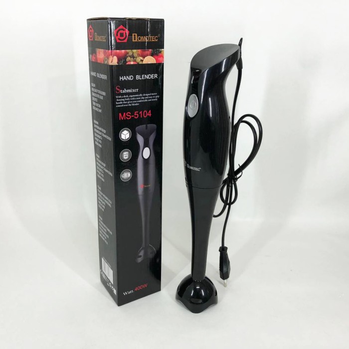 Кухонний комбайн для дачі DOMOTEC MS-5104 400 Вт, Занурювальний блендер для овочів ZF-56