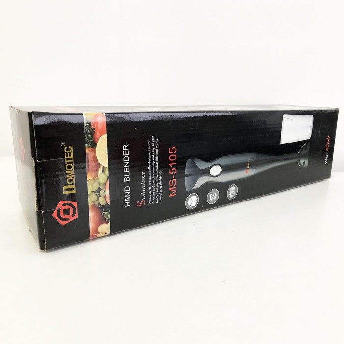 Кухонний комбайн для дачі DOMOTEC MS-5104 400 Вт, Занурювальний блендер для овочів ZF-56