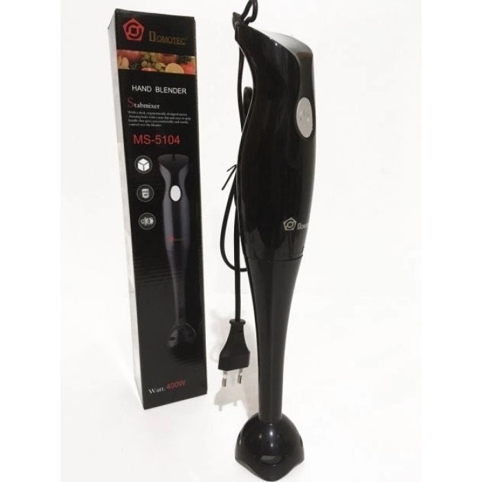 Кухонний комбайн для дачі DOMOTEC MS-5104 400 Вт, Занурювальний блендер для овочів ZF-56