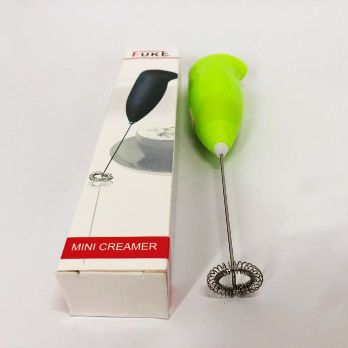 Міксер для вершків-капучинатор FUKE Mini Creamer для збивання молока, вершків. Колір: зелений DZ-52