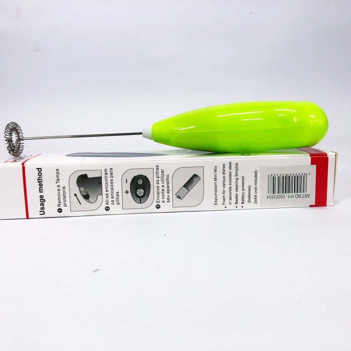 Міксер для вершків-капучинатор FUKE Mini Creamer для збивання молока, вершків. Колір: зелений XA-17