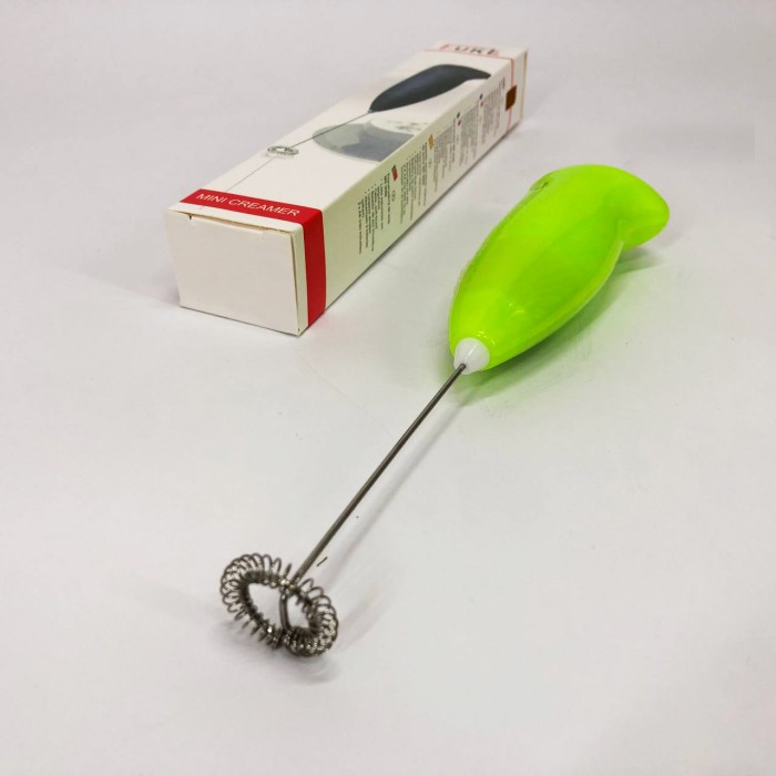 Міксер для вершків-капучинатор FUKE Mini Creamer для збивання молока, вершків. Колір: зелений XA-17