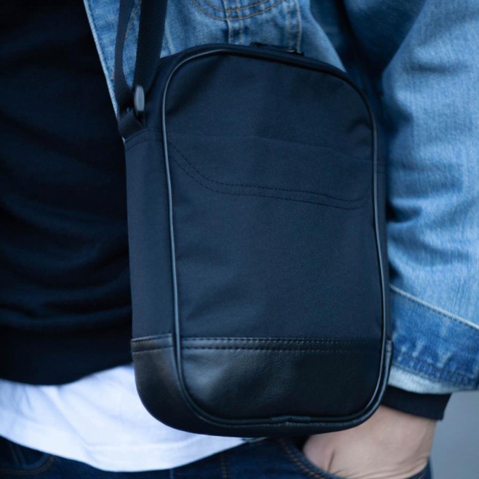 Сумка месенджер слінг, Міська сумка-месенджер, Чоловіча стьобана сумка через плече MX-12