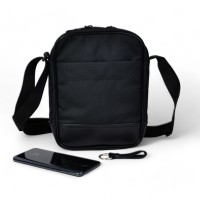 Сумка месенджер слінг, Міська сумка-месенджер, Чоловіча стьобана сумка через плече MX-12