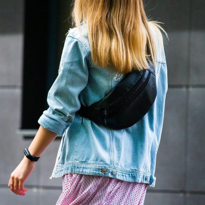 Бананка чоловіча поясна бананка, Чоловіча для щоденного носіння Стильна поясна сумка для міста JW-63