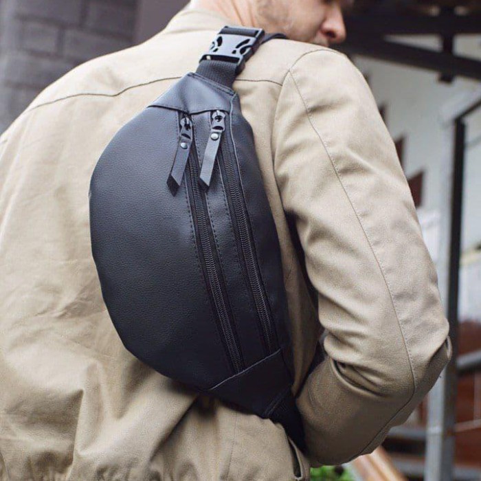 Бананка чоловіча поясна бананка, Чоловіча для щоденного носіння Стильна поясна сумка для міста JW-63