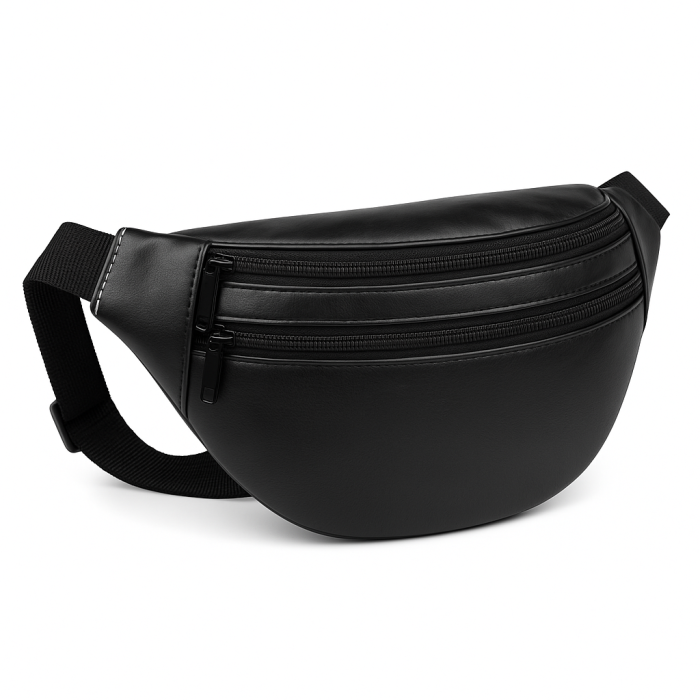 Чоловіча містка бананка, Чорна бананка без бренду Чоловіча для щоденної прогулянки DT-47