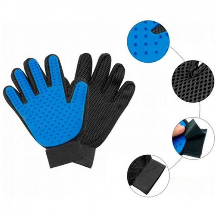Рукавички для чищення тварин Pet Gloves RB-12