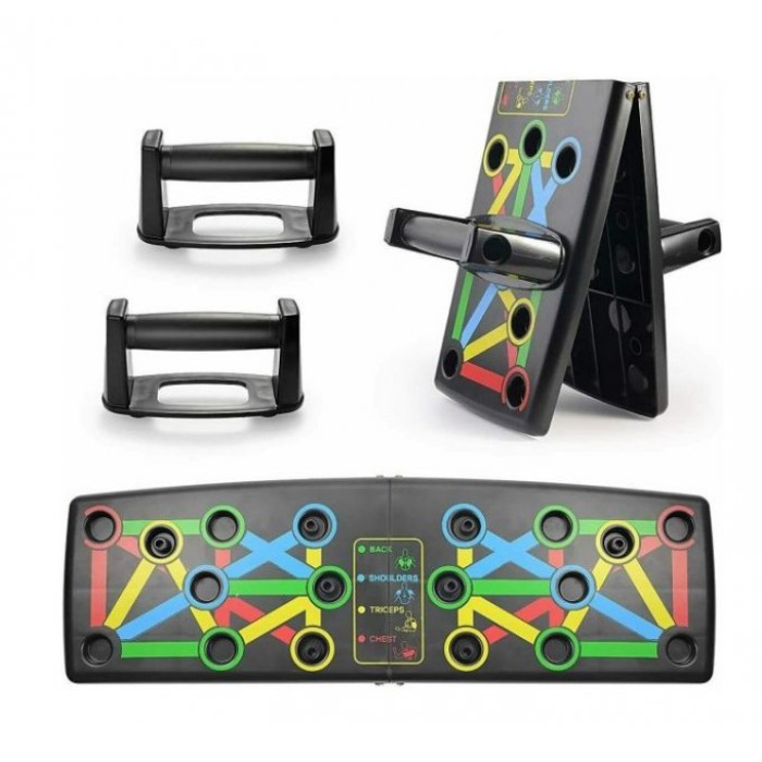 Універсальна дошка для заняття фітнесом Foldable Push Up, Платформа для грудних м'язів JN-27