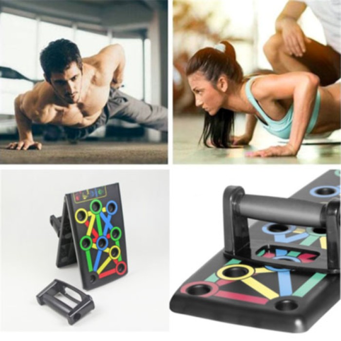 Універсальна дошка для заняття фітнесом Foldable Push Up, Платформа для грудних м'язів JN-27