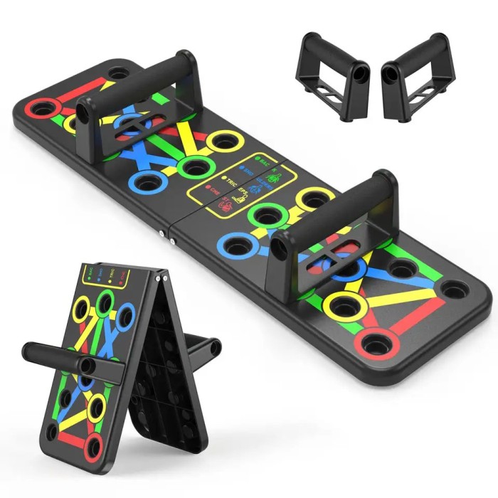 Підлогова дошка для віджимань Foldable Push Up, Дошка для віджимання Тренажер віджимань на брусах FS-38