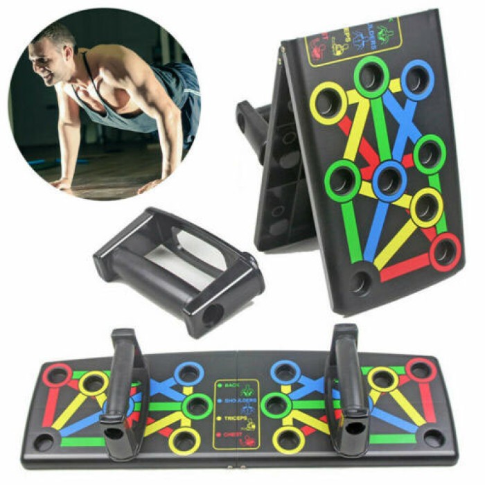 Універсальна дошка для заняття фітнесом Foldable Push Up, Платформа для грудних м'язів JN-27