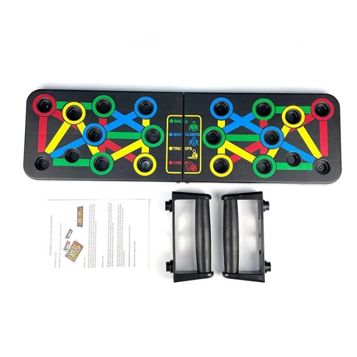 Універсальна дошка для заняття фітнесом Foldable Push Up, Платформа для грудних м'язів JN-27