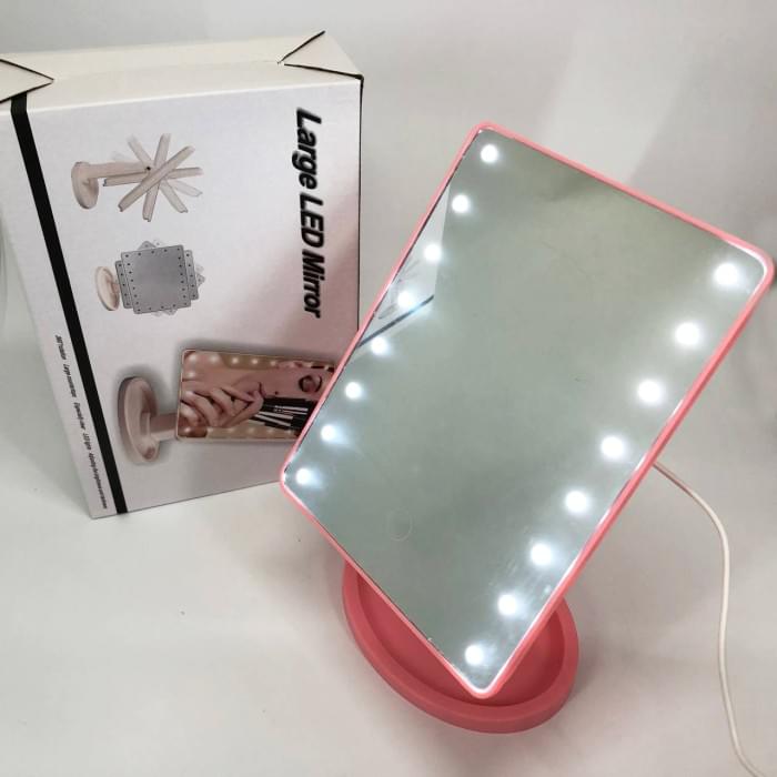 Дзеркало для макіяжу magic makeup mirror 16 LED, Зірка ma ror, макіяж, Дзеркало з DA-888 LED підсвіткою