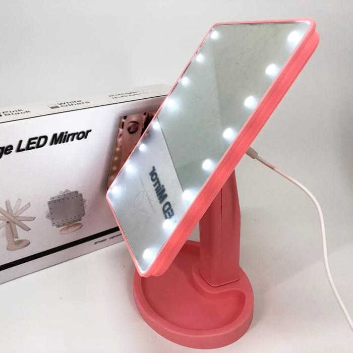 Дзеркало для макіяжу magic makeup mirror 16 LED, Зірка ma ror, макіяж, Дзеркало з DA-888 LED підсвіткою