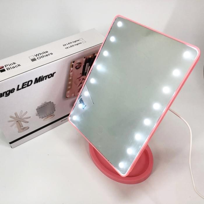 Дзеркало для макіяжу magic makeup mirror 16 LED, Зірка ma ror, макіяж, Дзеркало з DA-888 LED підсвіткою