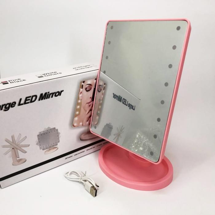 Дзеркало для макіяжу magic makeup mirror 16 LED, Зірка ma ror, макіяж, Дзеркало з DA-888 LED підсвіткою