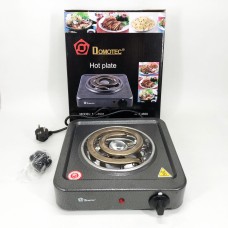 Електро електроплити Domotec MS-5531 1000 Вт, Плита переносна для дому, Електричні плити кухонні HK-82