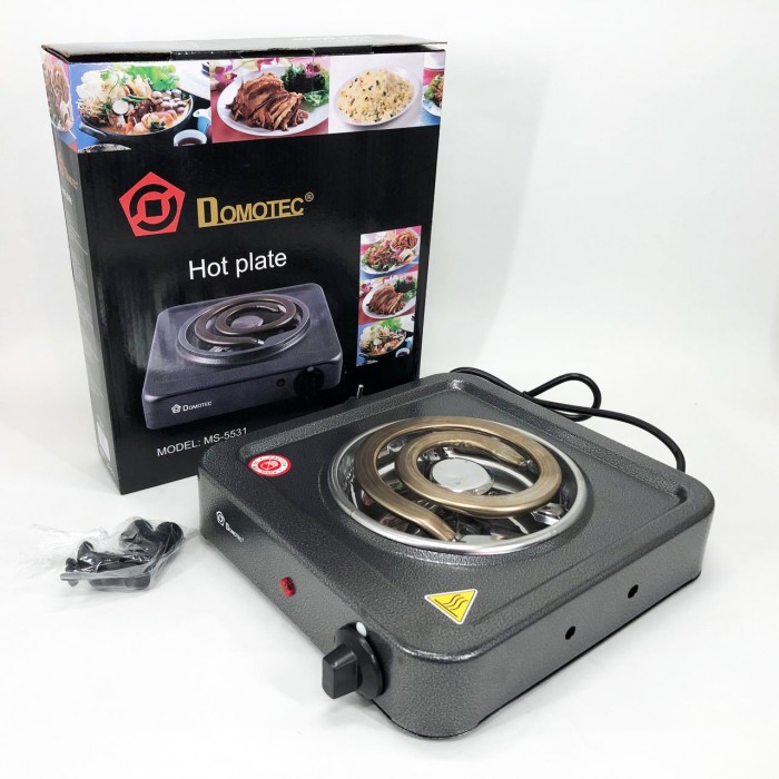 Електро електроплити Domotec MS-5531 1000 Вт, Плита переносна для дому, Електричні плити кухонні HK-82