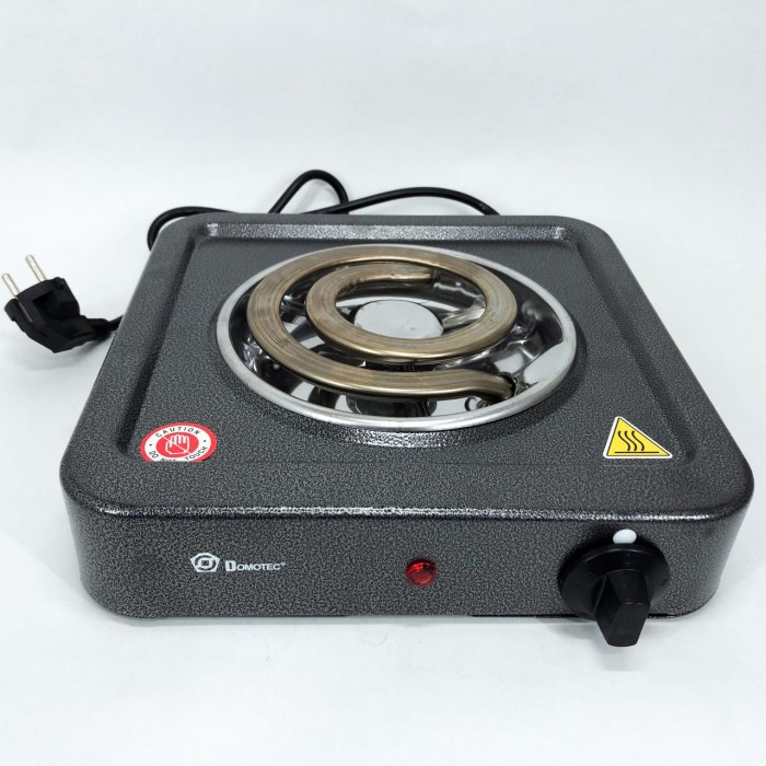 Електро електроплити Domotec MS-5531 1000 Вт, Плита переносна для дому, Електричні плити кухонні HK-82