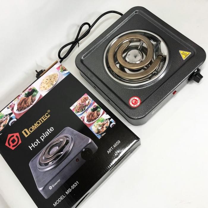 Портативна плита для готування Domotec MS-5531 1000 Вт, Плита XW-480 настільна емальована