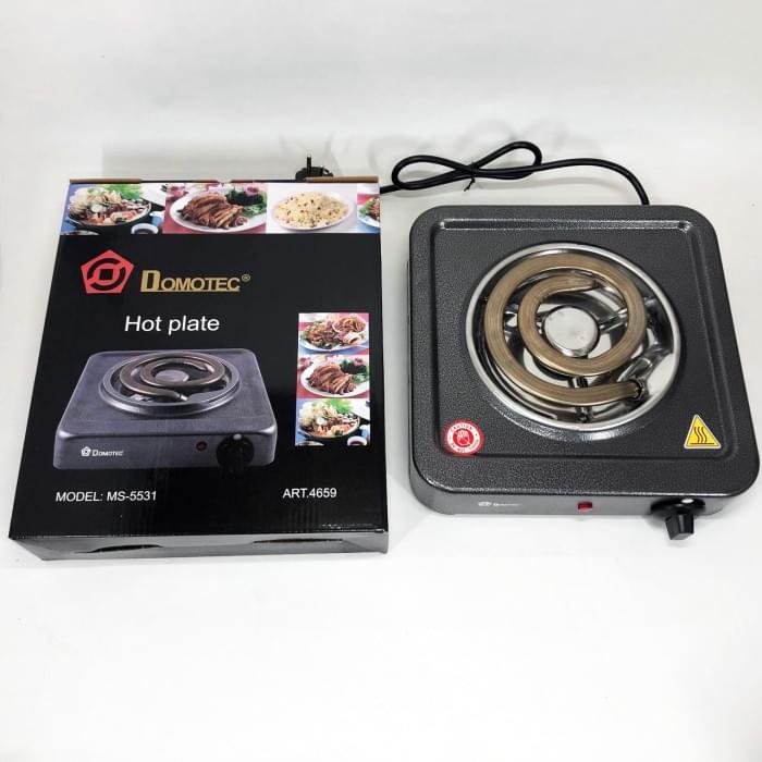 Портативна плита для готування Domotec MS-5531 1000 Вт, Плита XW-480 настільна емальована