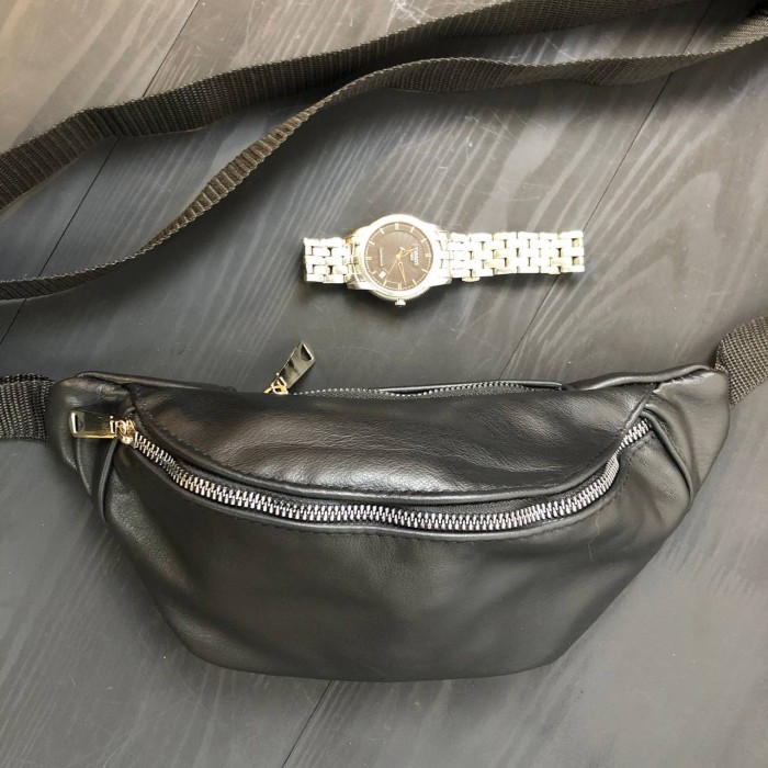 Чоловіча повсякденна наплічна бананка, Сумка бананка для походів Чоловіча містка DJ-36