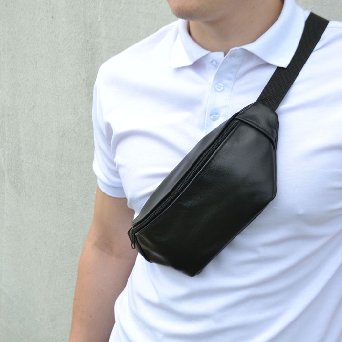 Сумка-бананка для роботи, Зручна сумка-бананка для подорожей, Чоловіча бананка через плече LN-34