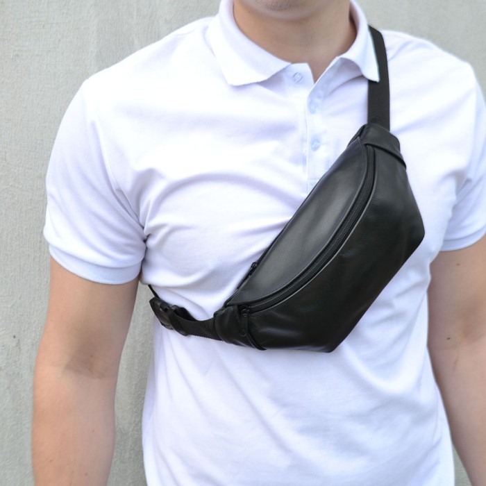 Сумка-бананка для роботи, Зручна сумка-бананка для подорожей, Чоловіча бананка через плече LN-34