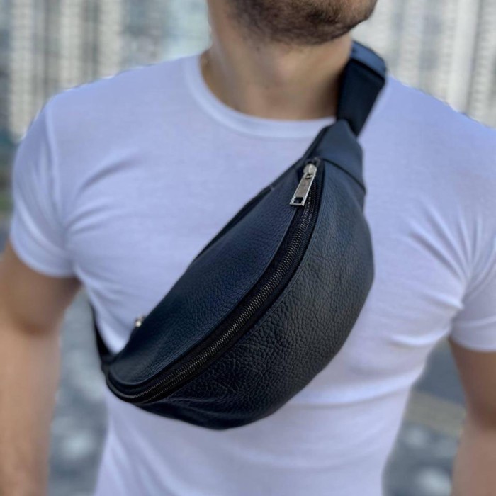 Сумка-бананка для роботи, Зручна сумка-бананка для подорожей, Чоловіча бананка через плече LN-34