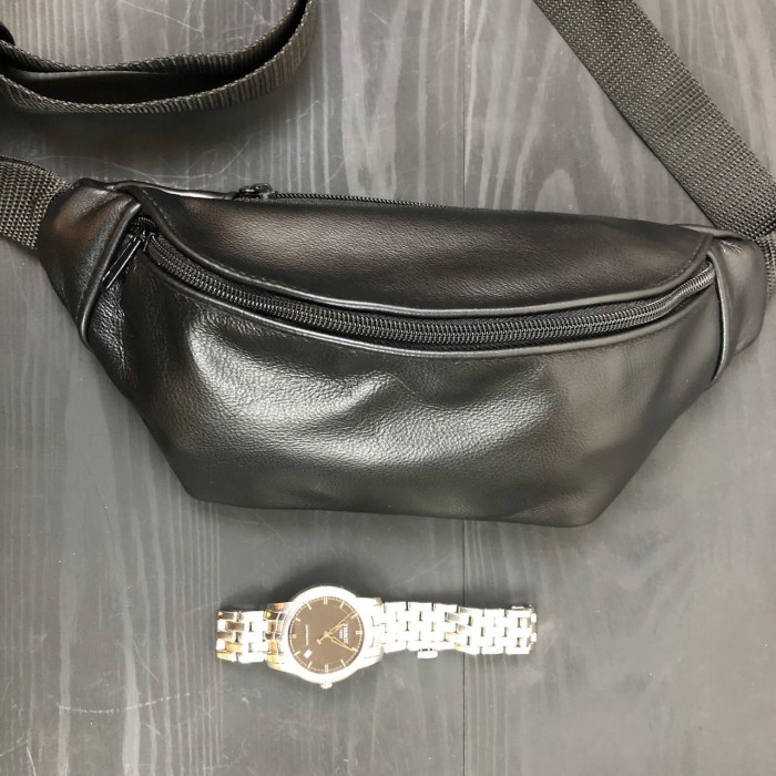 Сумка-бананка для роботи, Зручна сумка-бананка для подорожей, Чоловіча бананка через плече LN-34