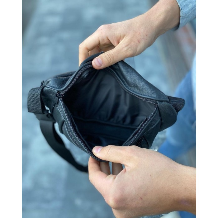 Сумка-бананка для роботи, Зручна сумка-бананка для подорожей, Чоловіча бананка через плече LN-34