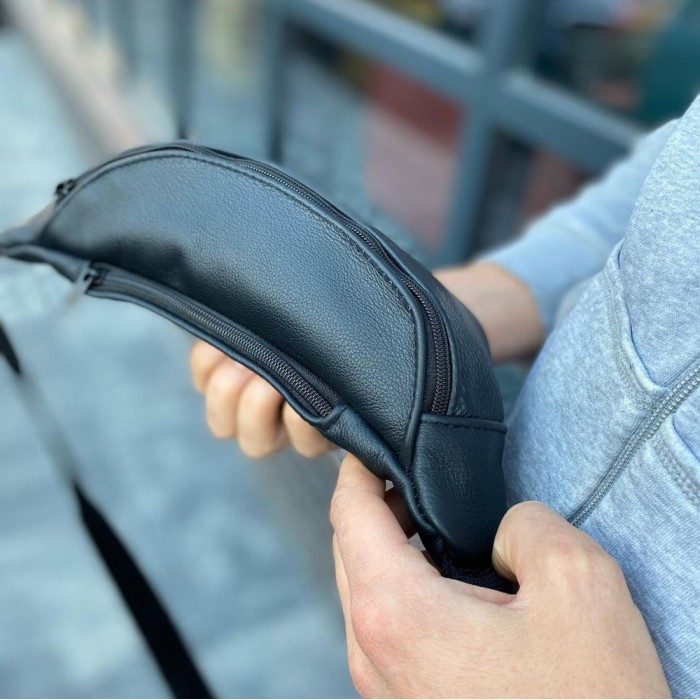 Сумка-бананка для роботи, Зручна сумка-бананка для подорожей, Чоловіча бананка через плече LN-34