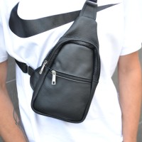 Сумка крос-боді середньої жорсткості, Чоловіча міська сумка крос-боді чоловіча легка через плече YX-72