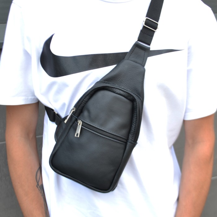 Сумка крос-боді середньої жорсткості, Чоловіча міська сумка крос-боді чоловіча легка через плече YX-72
