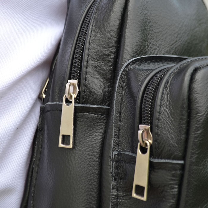 Сумка крос-боді середньої жорсткості, Чоловіча міська сумка крос-боді чоловіча легка через плече YX-72