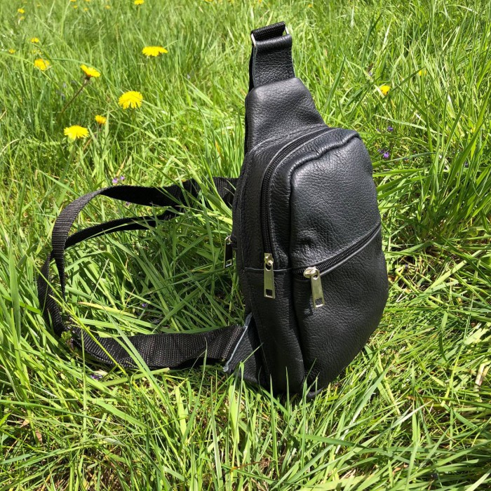 Сумка крос-боді середньої жорсткості, Чоловіча міська сумка крос-боді чоловіча легка через плече YX-72