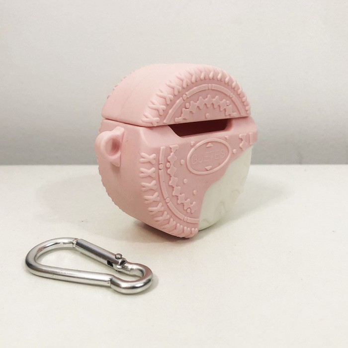 Чохол AirPods печиво. Колір рожевий EX-83