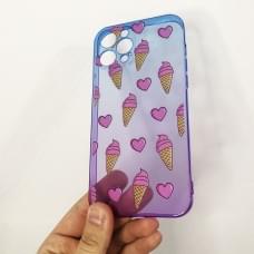 Чохол для Iphone 12 Pro Max BS-159 рожево-синій Морозиво