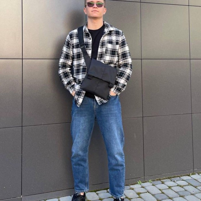 Тактична сумка месседжер, Сумка чоловіча тактика, Чоловіча сумка кросбоді армійська BM-68