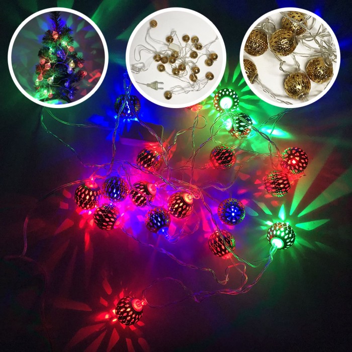 Світлодіодні гірлянди класичні різнобарвні, Гірлянди для святкування Лід WS-53